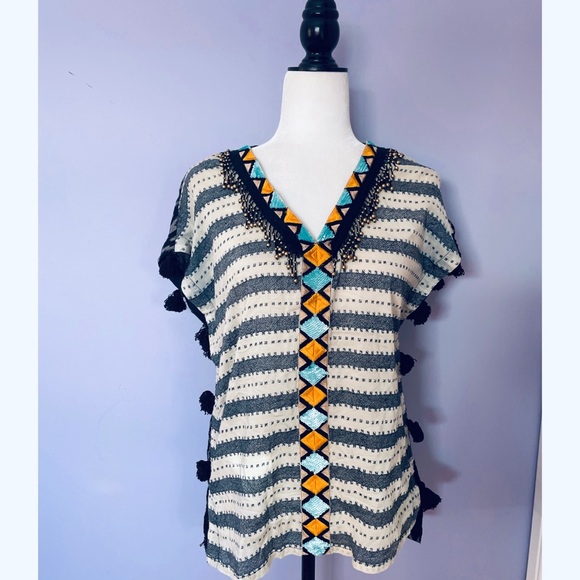 Anthropologie Floreat kaftan top - Picture 4 of 5